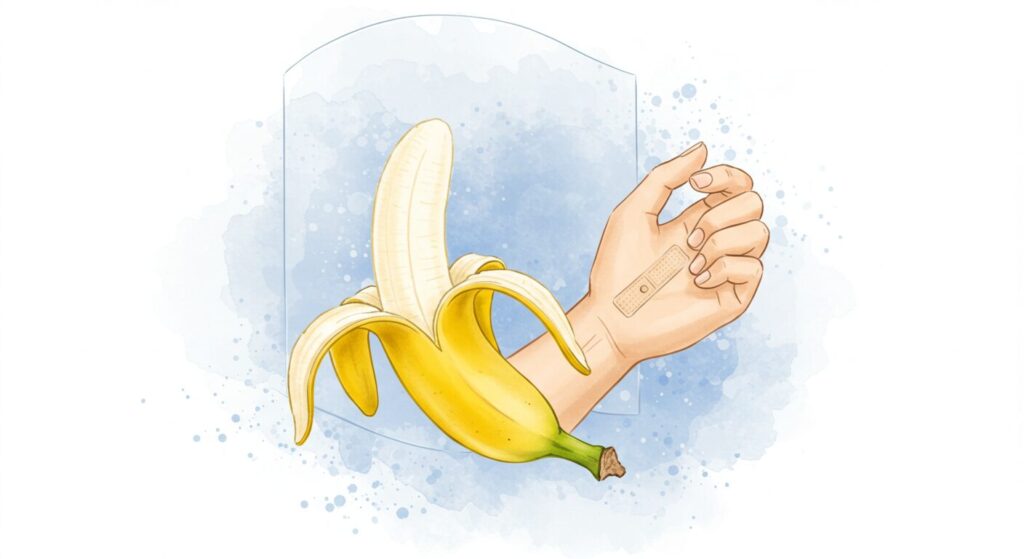バナナの皮を使う際の安全性