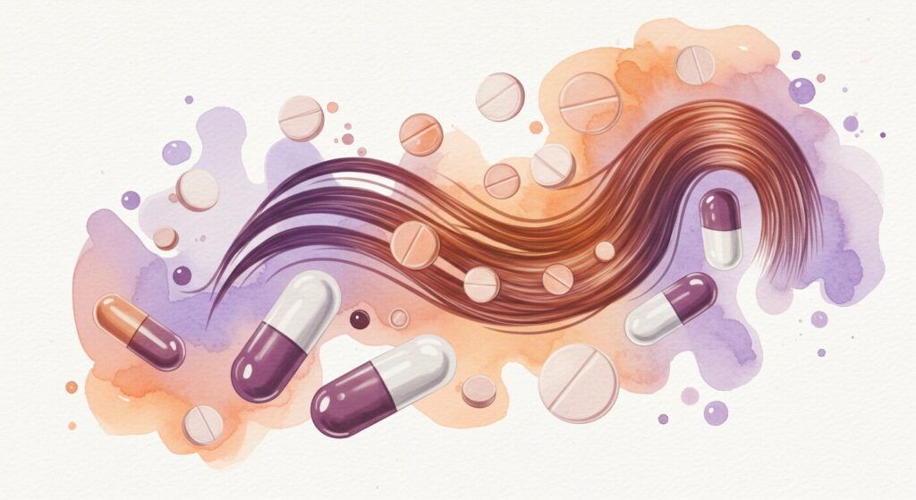排卵誘発剤による髪質変化の可能性