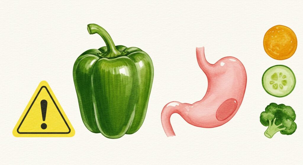 ピーマンの発毛副作用と注意すべきポイント