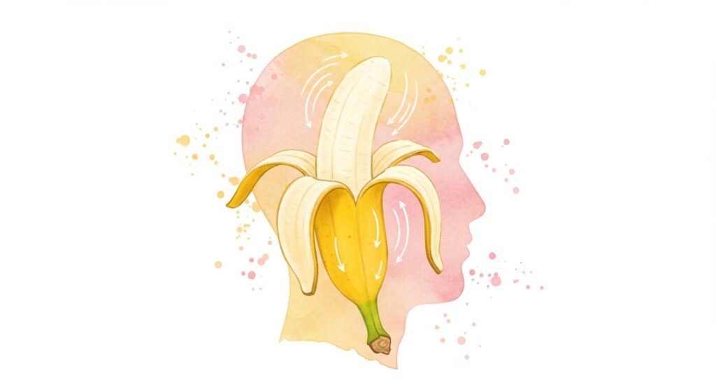 バナナを頭に塗る正しいやり方