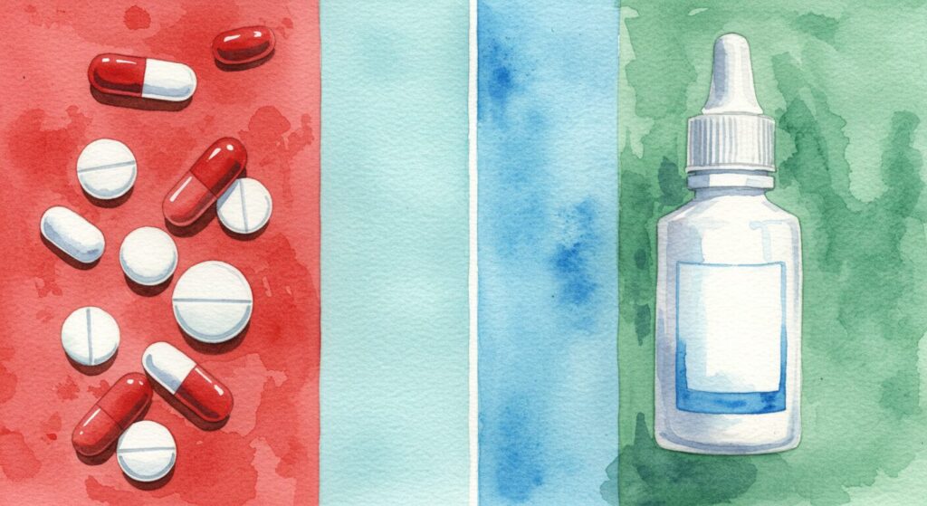 内服薬と外用薬の違いと使い分け