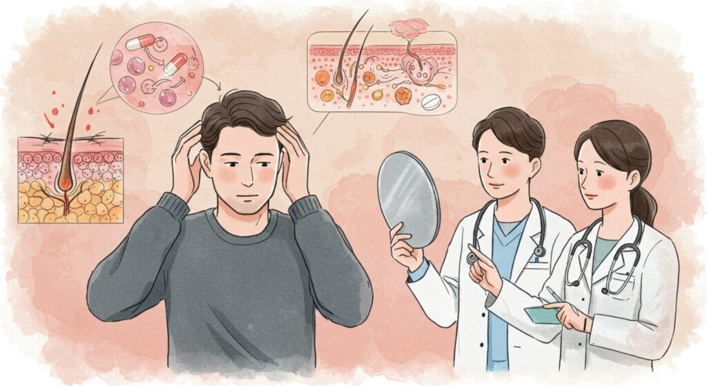 男性の薄毛治療における効果的なアプローチ