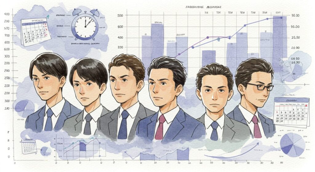 AGAは何歳から平均的に症状が始まるのか