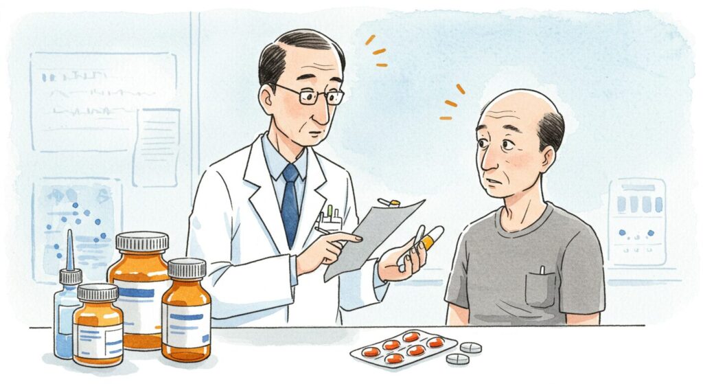 使用薬剤フィナステリドとミノキシジルの詳細