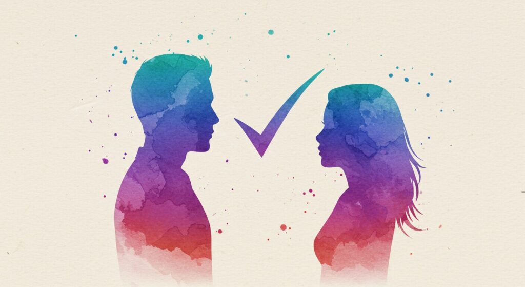 フィナステリドを服用中の男性と女性がキスしても大丈夫？