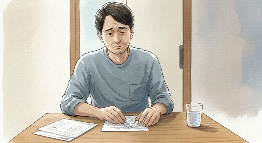 治療を中断した場合に起こる変化