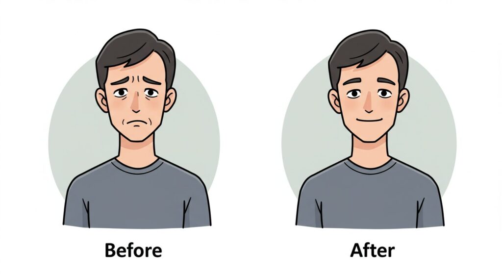 使用開始から効果実感までの具体的な時系列