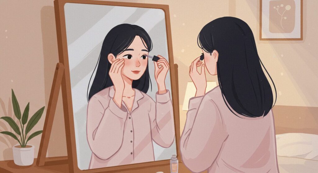 下まつげ美容液で毎日ケアする方法