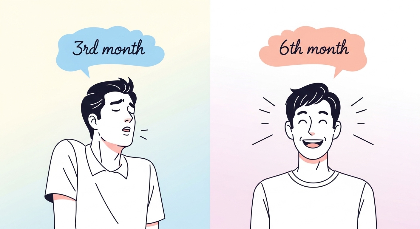 AGA治療3ヶ月の効果は「抜け毛減少」から。本当の変化はいつ？